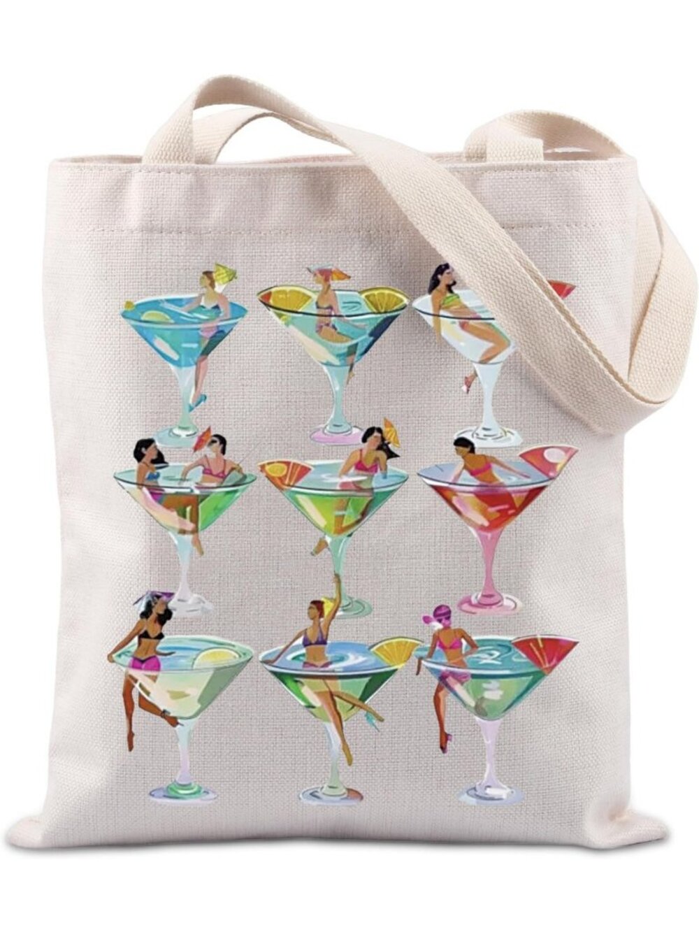Chic Martini Social Club Gift Tote Bag | Stylish & Functional for Parties